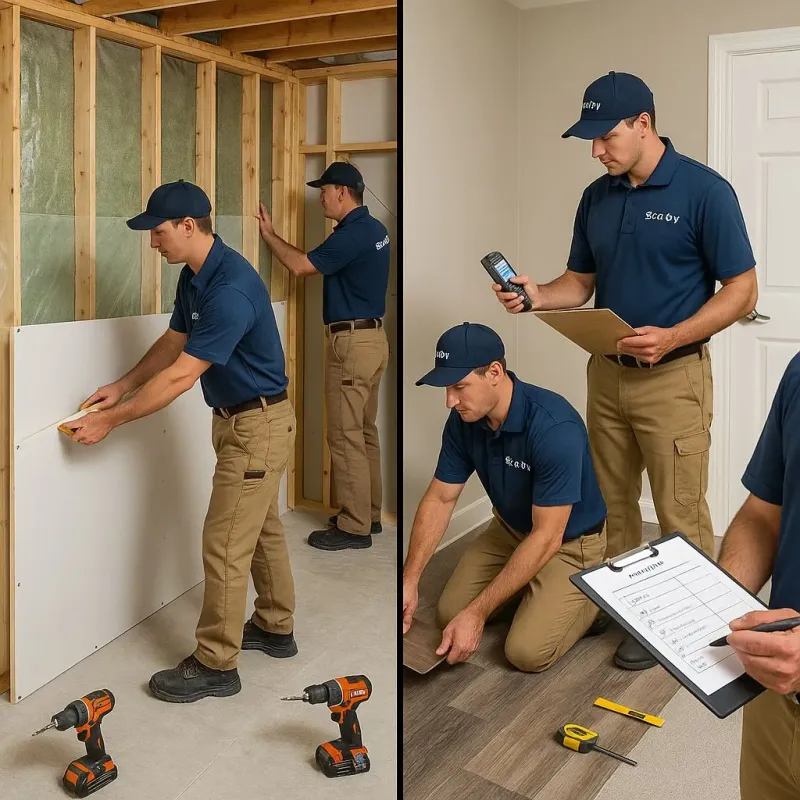 Repairs and Reconstruction process in Lima, NY